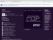 Tablet Screenshot of major3rdproductions.bandcamp.com