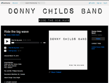 Tablet Screenshot of donnychildsband.bandcamp.com