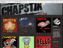 Tablet Screenshot of chapstik.bandcamp.com