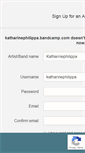 Mobile Screenshot of katharinephilippa.bandcamp.com