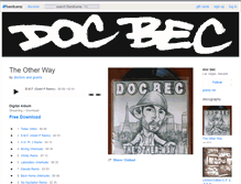 Tablet Screenshot of docbec.bandcamp.com