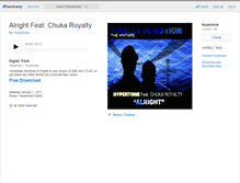 Tablet Screenshot of hypertone.bandcamp.com