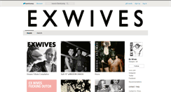 Desktop Screenshot of exwives.bandcamp.com