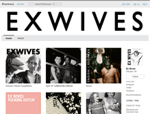 Tablet Screenshot of exwives.bandcamp.com