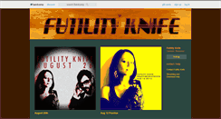 Desktop Screenshot of futilityknife.bandcamp.com