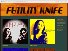 Tablet Screenshot of futilityknife.bandcamp.com