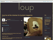 Tablet Screenshot of loup-garoubm.bandcamp.com