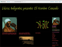 Tablet Screenshot of elhombrecansado.bandcamp.com