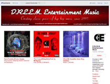 Tablet Screenshot of dreementertainment.bandcamp.com