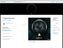 Tablet Screenshot of anobscuresignal.bandcamp.com
