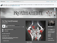 Tablet Screenshot of blooddress.bandcamp.com