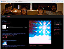 Tablet Screenshot of prismchildrenofkids.bandcamp.com