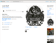 Tablet Screenshot of glass-avalanche.bandcamp.com