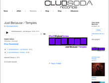 Tablet Screenshot of clubsodarecords.bandcamp.com