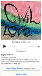 Mobile Screenshot of civil-love.bandcamp.com