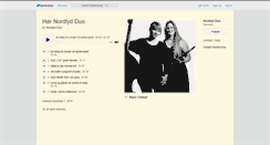 Desktop Screenshot of nordlydduo.bandcamp.com