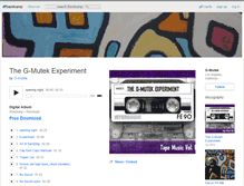 Tablet Screenshot of g-mutek.bandcamp.com