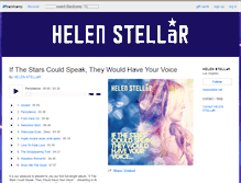 Tablet Screenshot of helenstellar.bandcamp.com