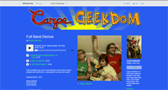 Desktop Screenshot of carpegeekdom.bandcamp.com