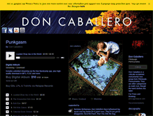 Tablet Screenshot of doncaballero.bandcamp.com