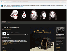 Tablet Screenshot of agoodrogering.bandcamp.com