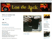 Tablet Screenshot of losdejack.bandcamp.com