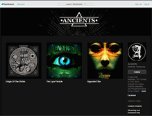 Tablet Screenshot of ancients.bandcamp.com