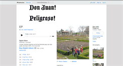 Desktop Screenshot of donjuanpeligroso.bandcamp.com