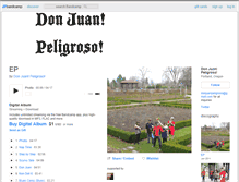 Tablet Screenshot of donjuanpeligroso.bandcamp.com