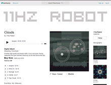 Tablet Screenshot of 11hzrobot.bandcamp.com