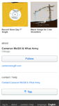 Mobile Screenshot of cameronmcgillandwhatarmy.bandcamp.com