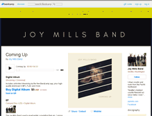 Tablet Screenshot of joymills.bandcamp.com