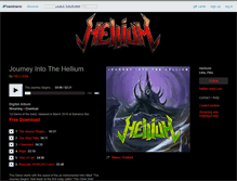 Tablet Screenshot of hellium.bandcamp.com