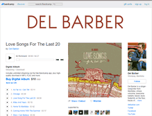 Tablet Screenshot of delbarber.bandcamp.com