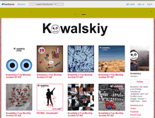Tablet Screenshot of kowalskiy.bandcamp.com