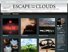 Tablet Screenshot of escapetheclouds.bandcamp.com