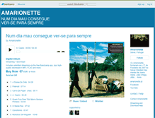 Tablet Screenshot of amarionetterock.bandcamp.com