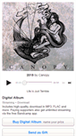 Mobile Screenshot of canopy1.bandcamp.com
