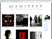 Tablet Screenshot of manifest.bandcamp.com
