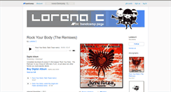 Desktop Screenshot of lorenac.bandcamp.com