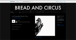 Desktop Screenshot of breadandcircusproject.bandcamp.com