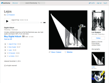 Tablet Screenshot of losespejos.bandcamp.com