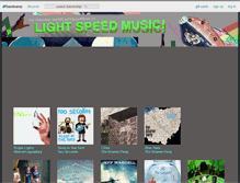 Tablet Screenshot of lightspeedmusic.bandcamp.com