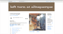 Desktop Screenshot of leftturnatalbuquerque.bandcamp.com