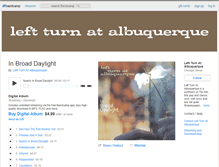 Tablet Screenshot of leftturnatalbuquerque.bandcamp.com