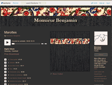 Tablet Screenshot of monsieurbenjamin.bandcamp.com
