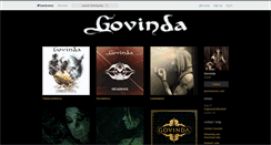 Desktop Screenshot of govinda.bandcamp.com