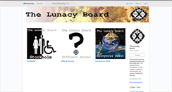 Desktop Screenshot of lunacyboard.bandcamp.com