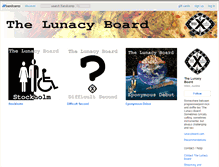 Tablet Screenshot of lunacyboard.bandcamp.com