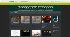 Desktop Screenshot of distractionrecords.bandcamp.com